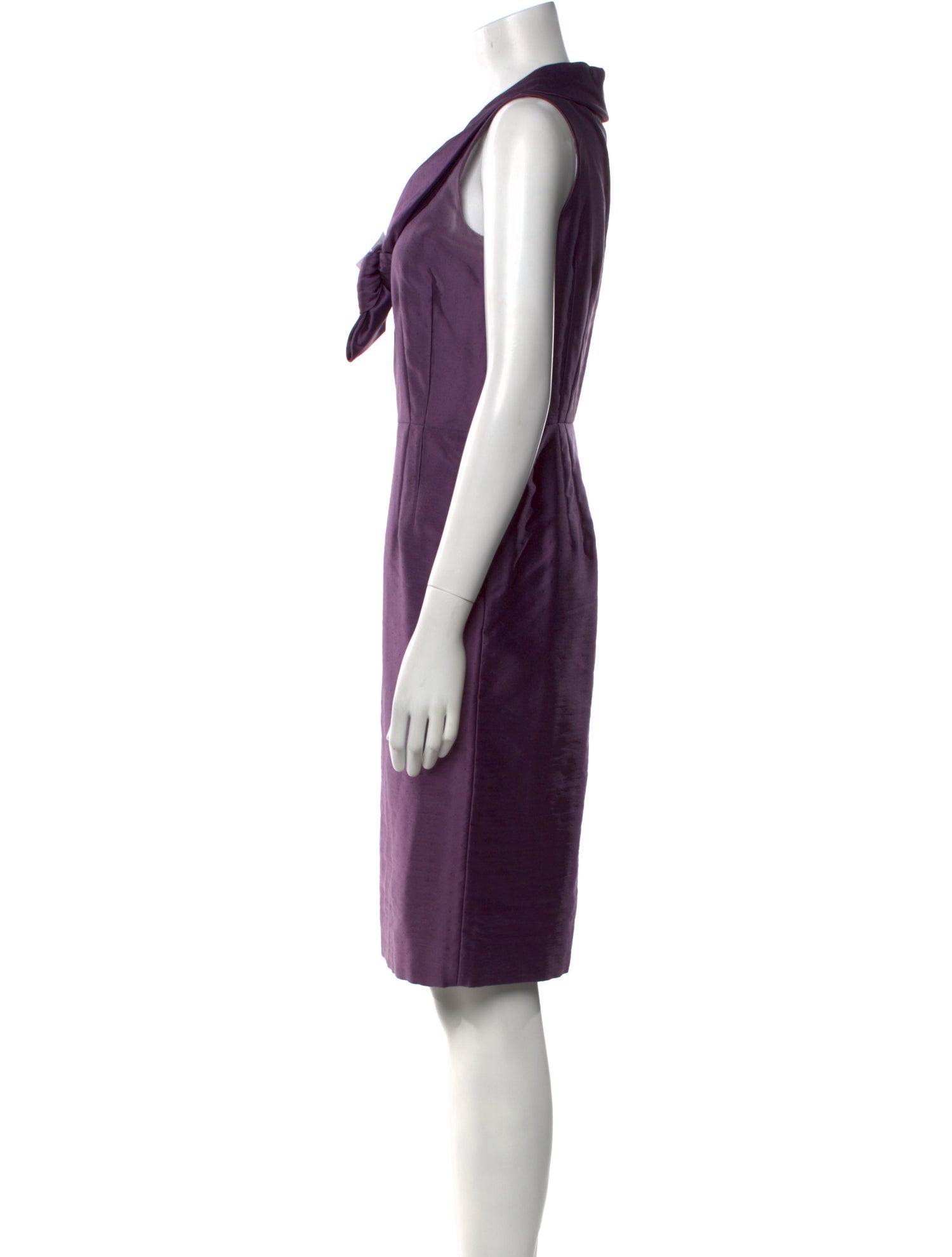 Valentino Square Neckline Knee-Length Dress