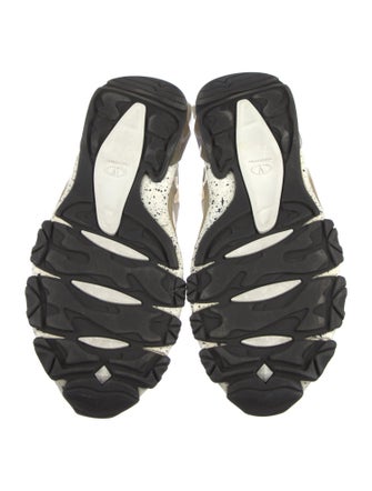 Valentino Mesh Colorblock Pattern Sneakers
