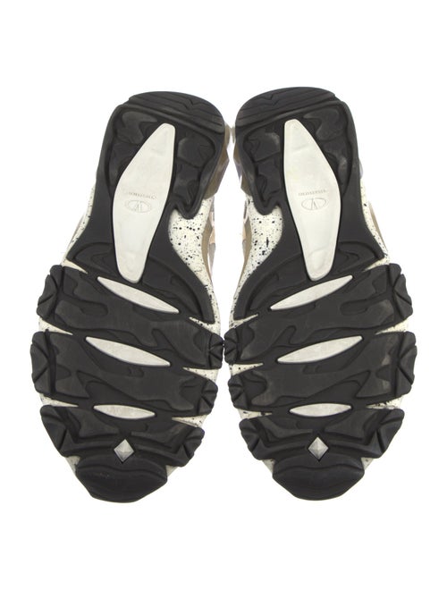 Valentino Mesh Colorblock Pattern Sneakers