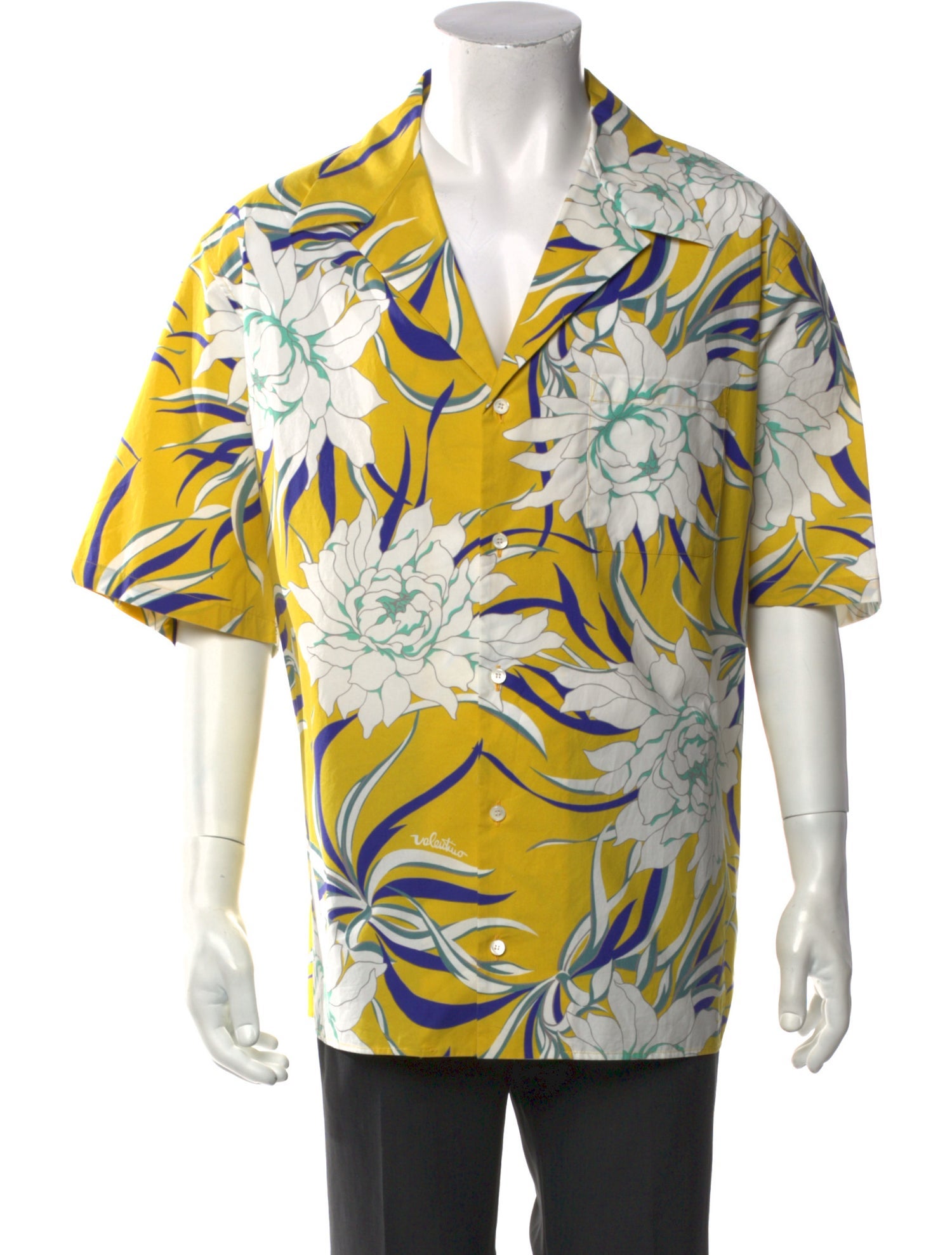 Valentino Printed Short Sleeve Shirt w/ Tags