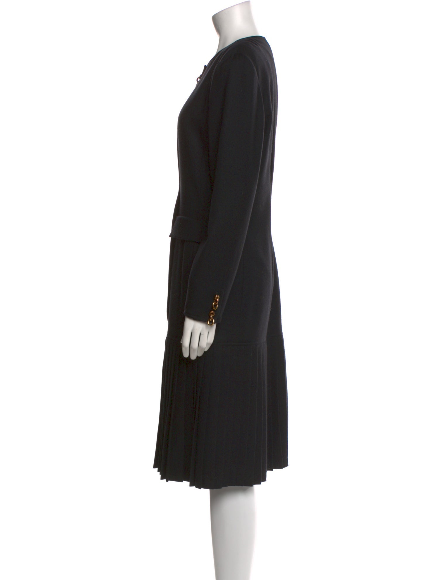 Valentino Crew Neck Midi Length Dress