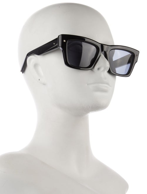 Valentino Rockstud Accents Wayfarer Sunglasses