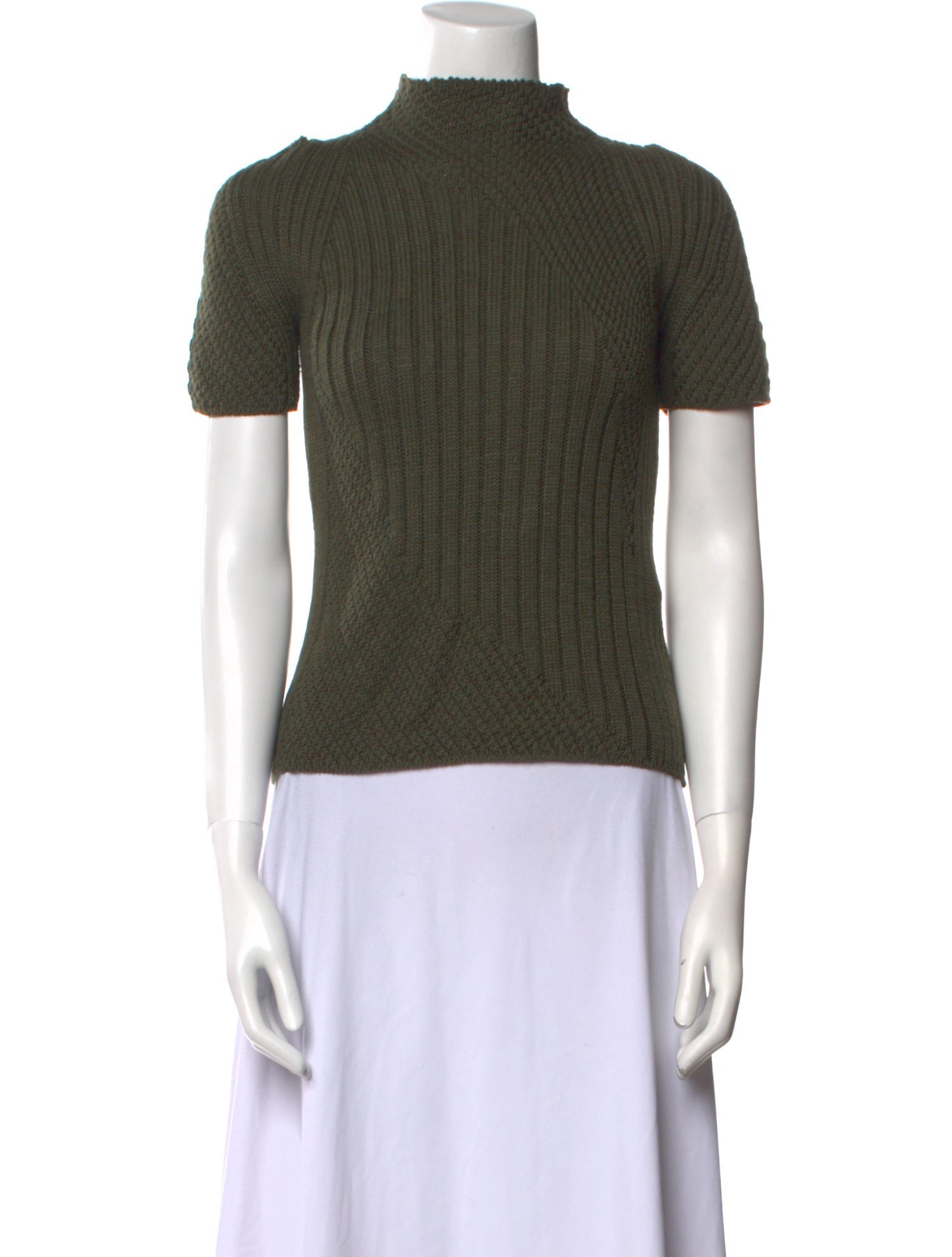 Valentino Wool Mock Neck Sweater