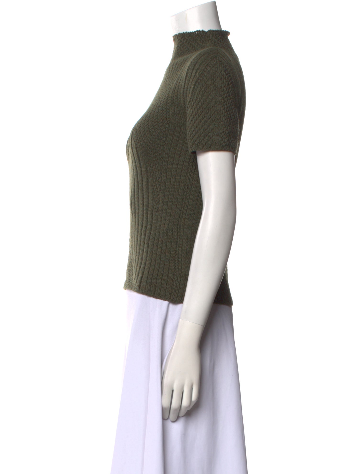 Valentino Wool Mock Neck Sweater