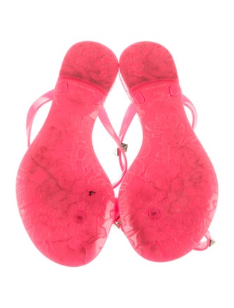 Valentino Rockstud Accents Rubber Slides