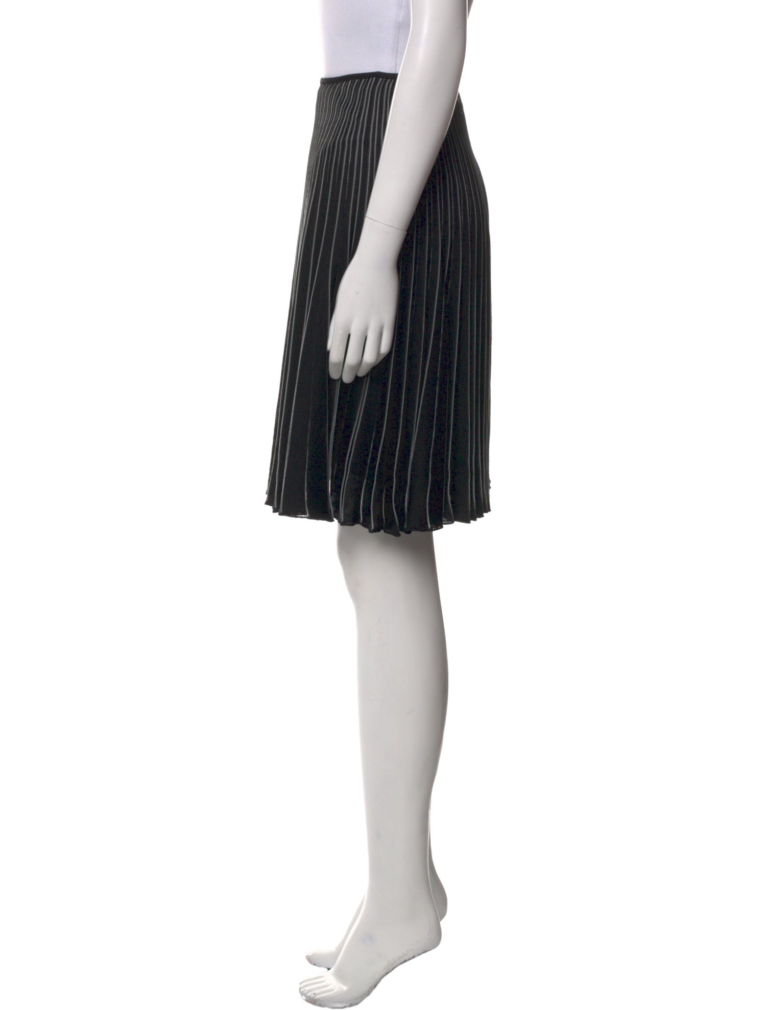 Valentino Striped Knee-Length Skirt