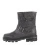 Jimmy Choo Leather Moto Boots