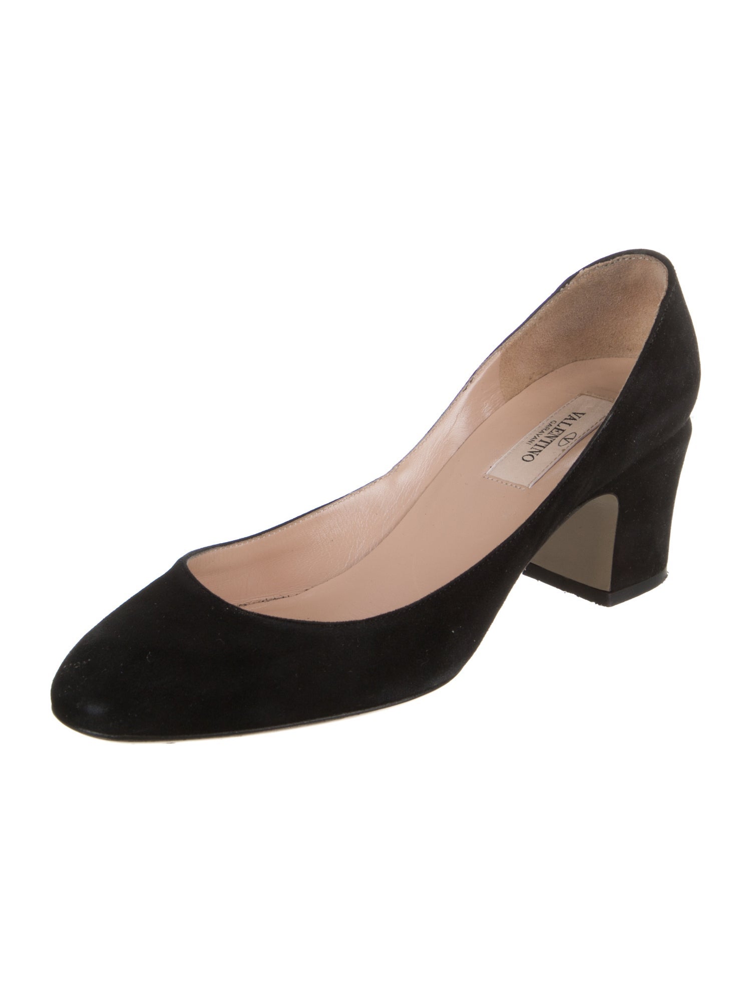 Valentino Suede D'Orsay Pumps