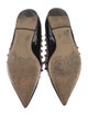 Valentino Rockstud Accents Patent Leather Flats