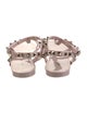 Valentino Rockstud Accents Rubber Gladiator Sandals
