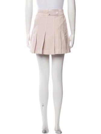 Valentino Pleated Accents Mini Skirt