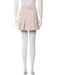 Valentino Pleated Accents Mini Skirt
