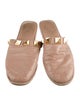 Valentino Rockstud Accents Leather Mules