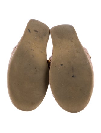 Valentino Rockstud Accents Leather Mules