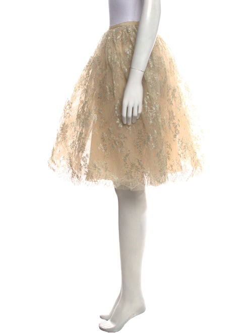 Valentino Silk Knee-Length Skirt