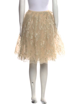 Valentino Silk Knee-Length Skirt