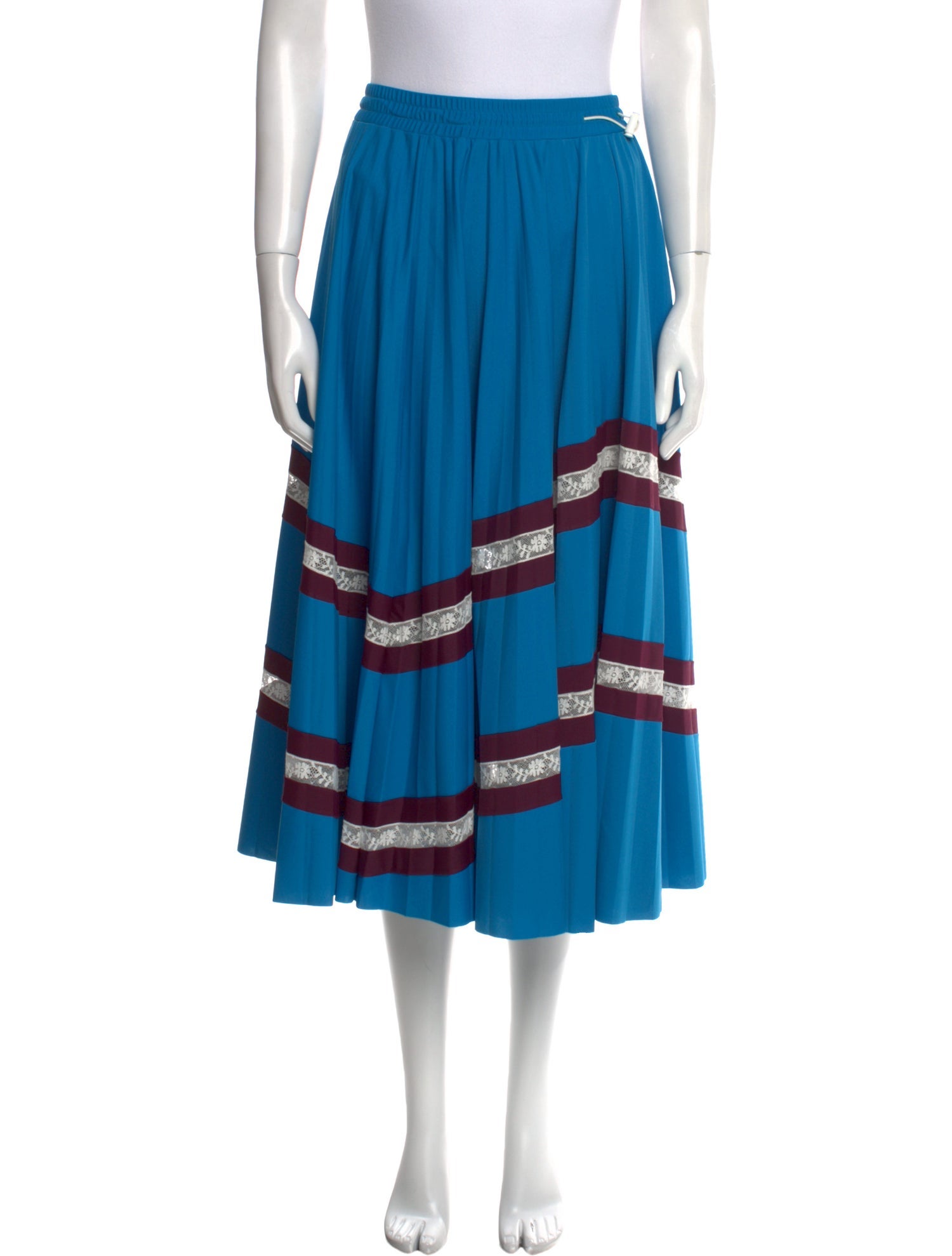 Valentino Nylon Midi Length Skirt