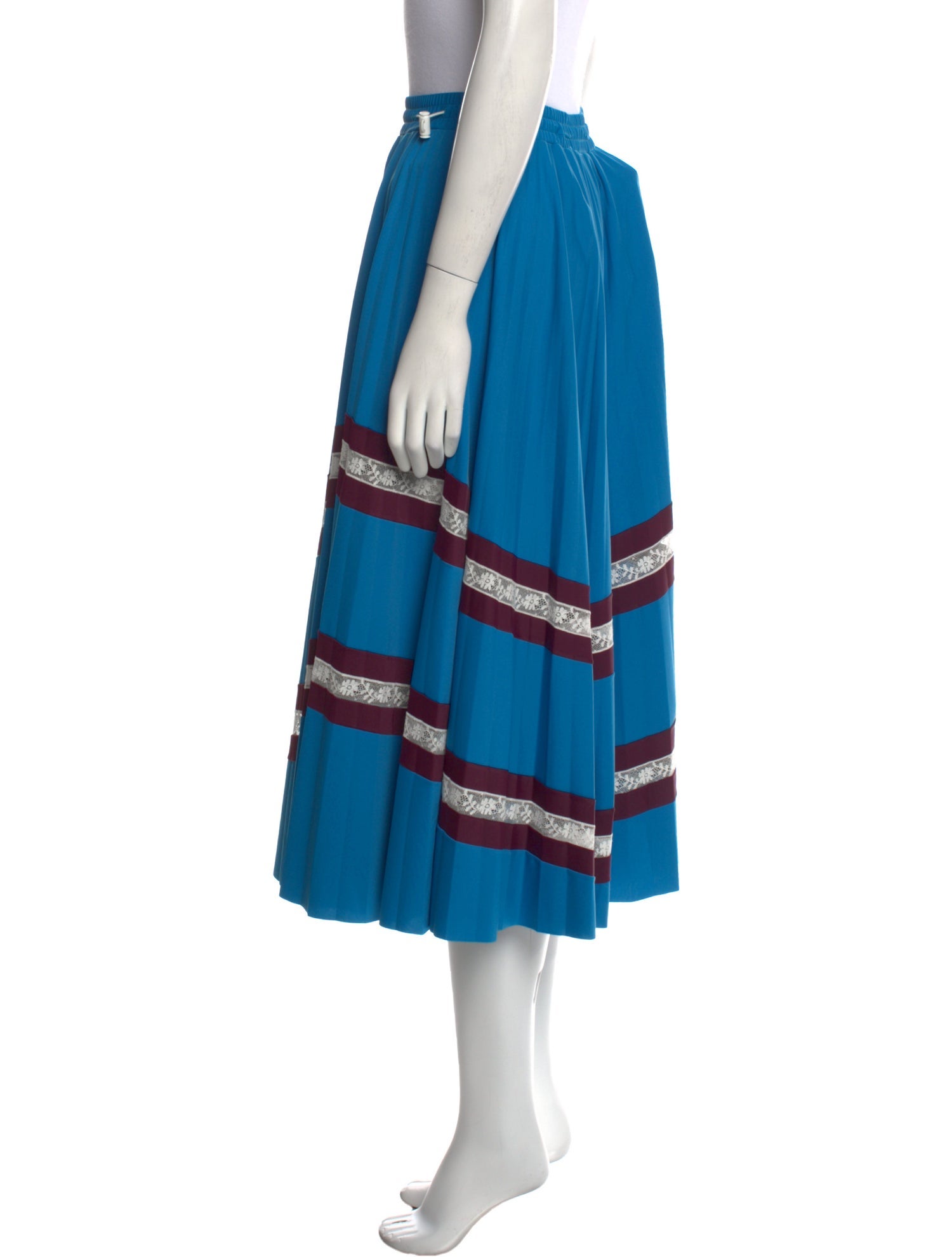 Valentino Nylon Midi Length Skirt