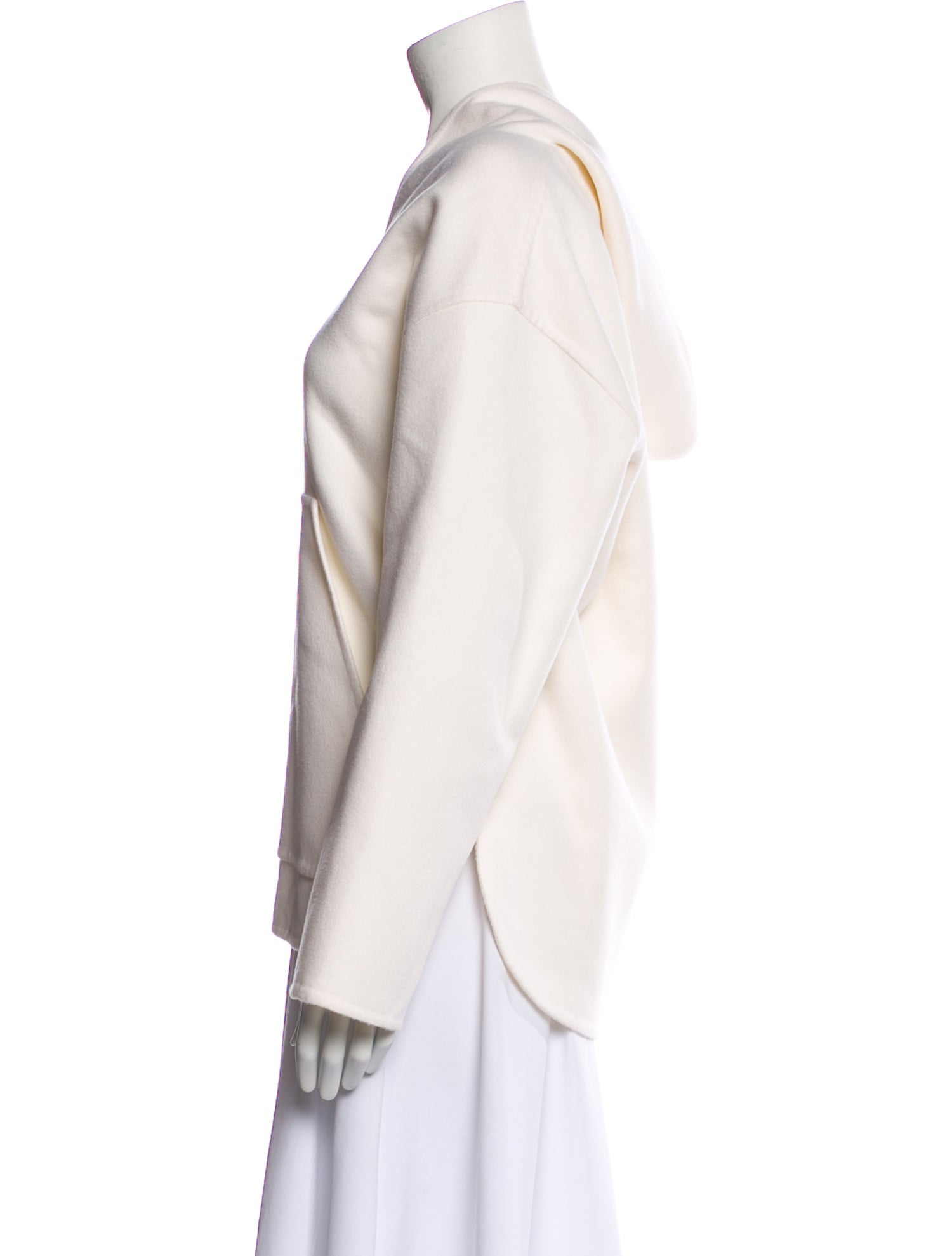 Valentino Virgin Wool V-Neck Sweatshirt