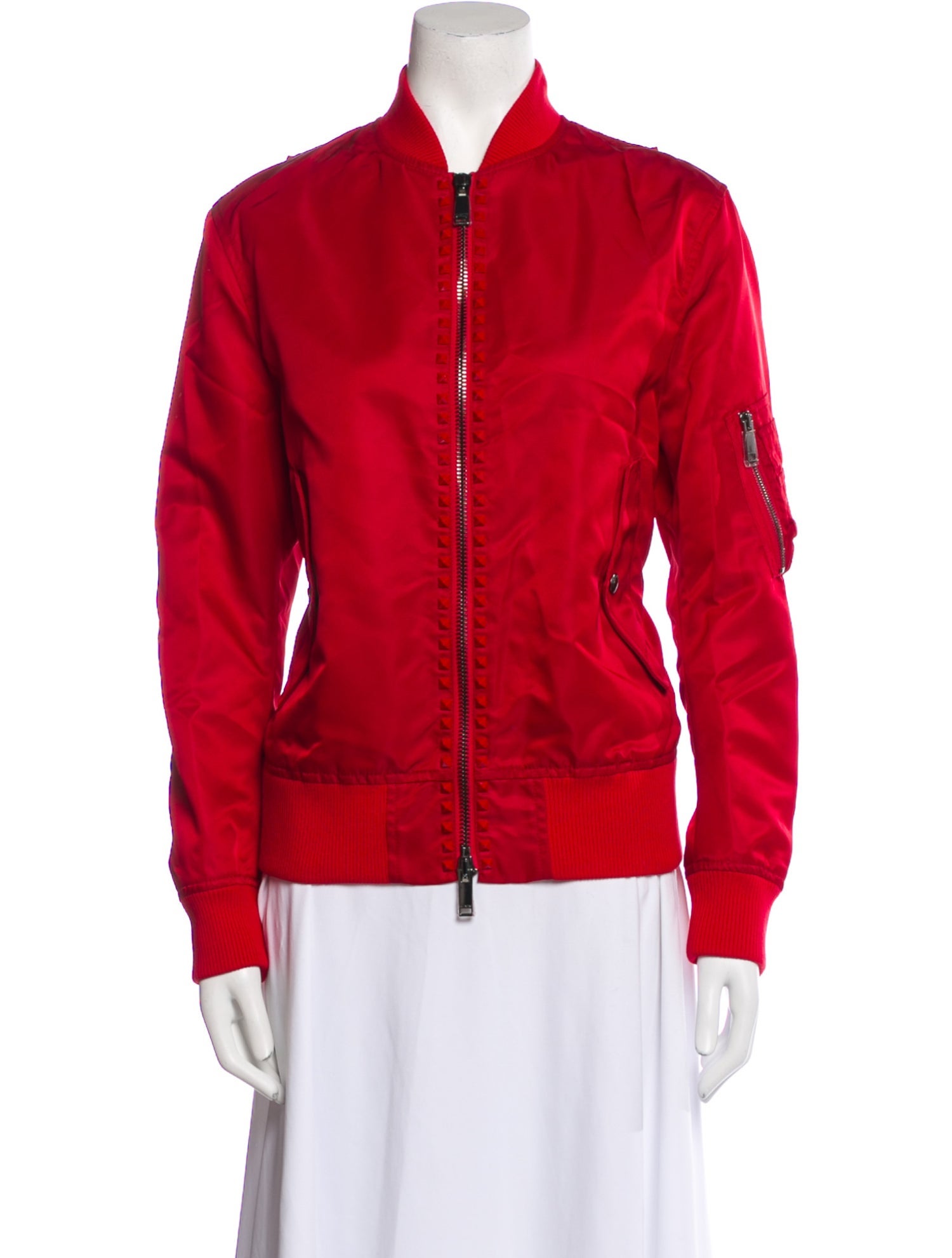 Valentino Suede Bomber Jacket