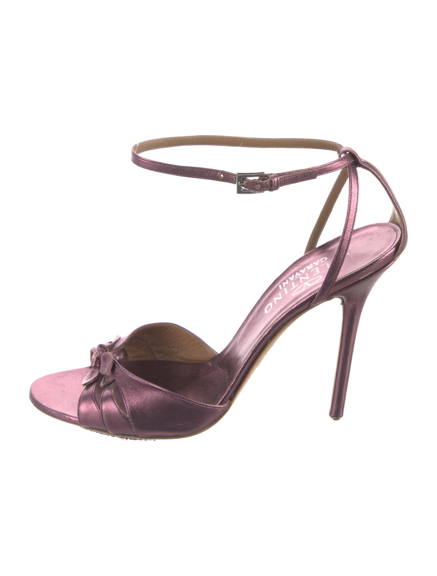 Valentino Rockstud Accents Leather Sandals