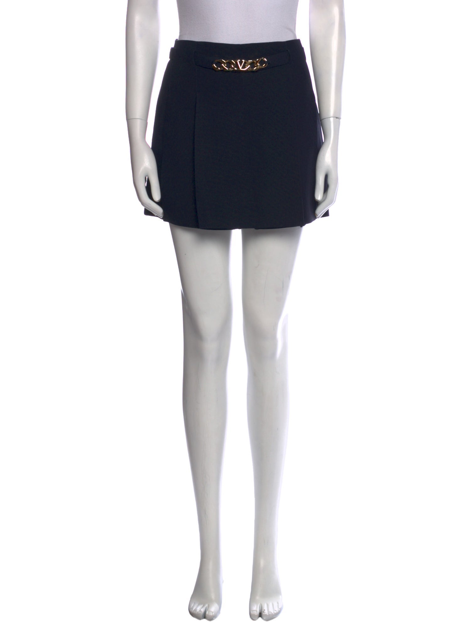 Valentino Virgin Wool Mini Skirt