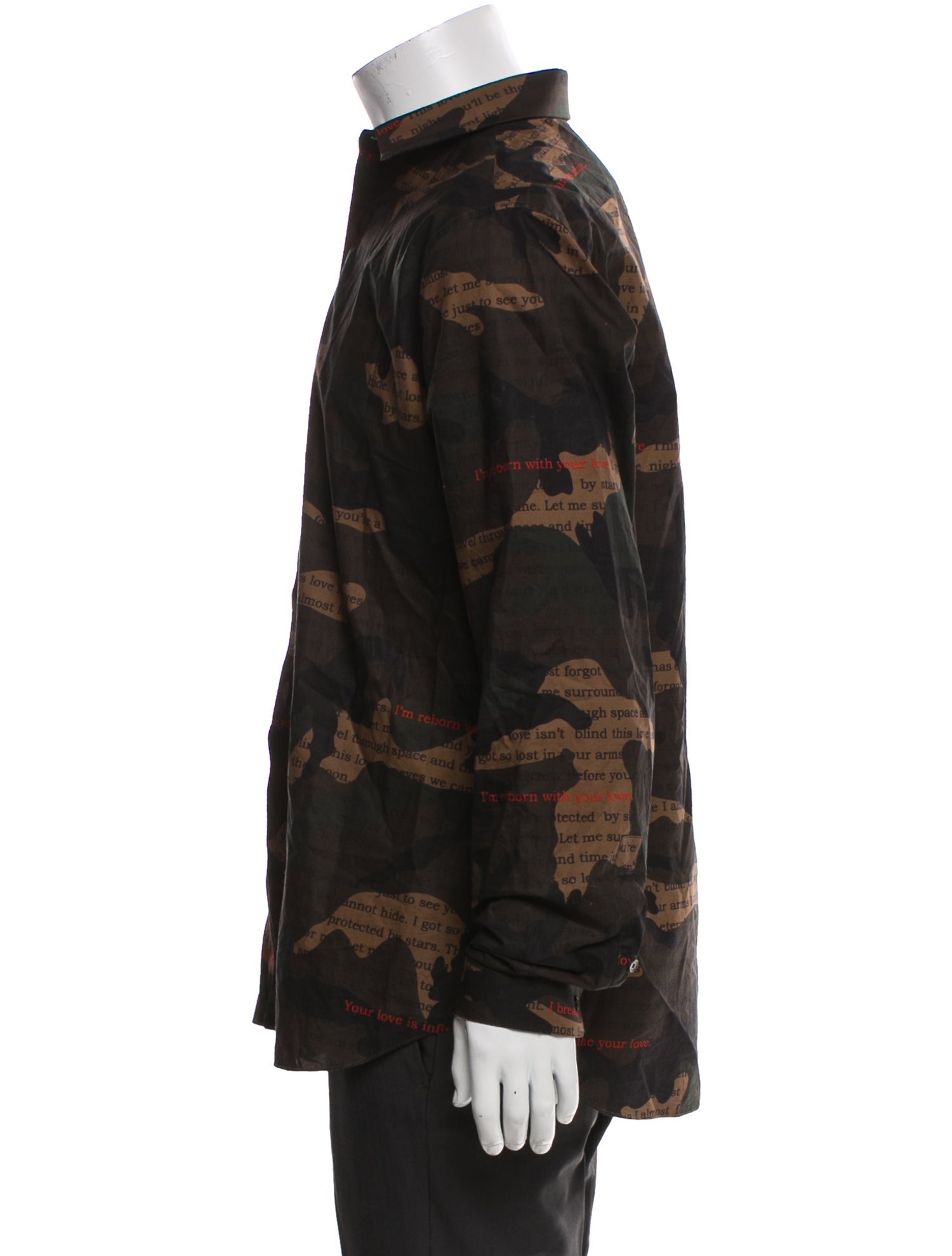 Valentino Printed Long Sleeve Shirt