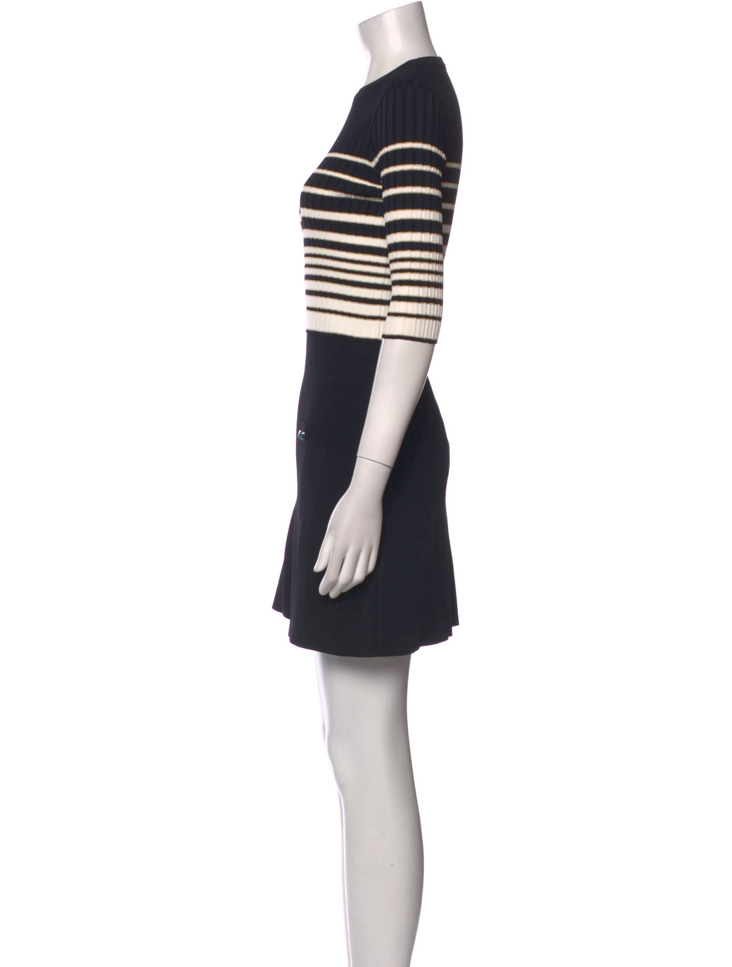 Valentino Striped Mini Dress