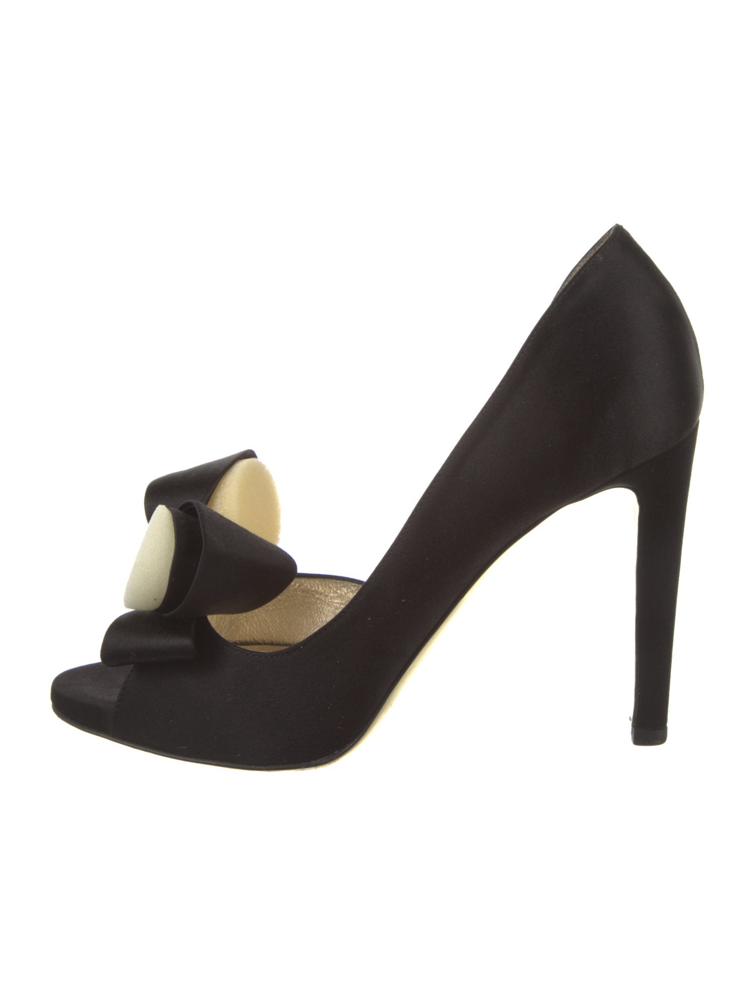 Valentino Satin Bow Accents Pumps