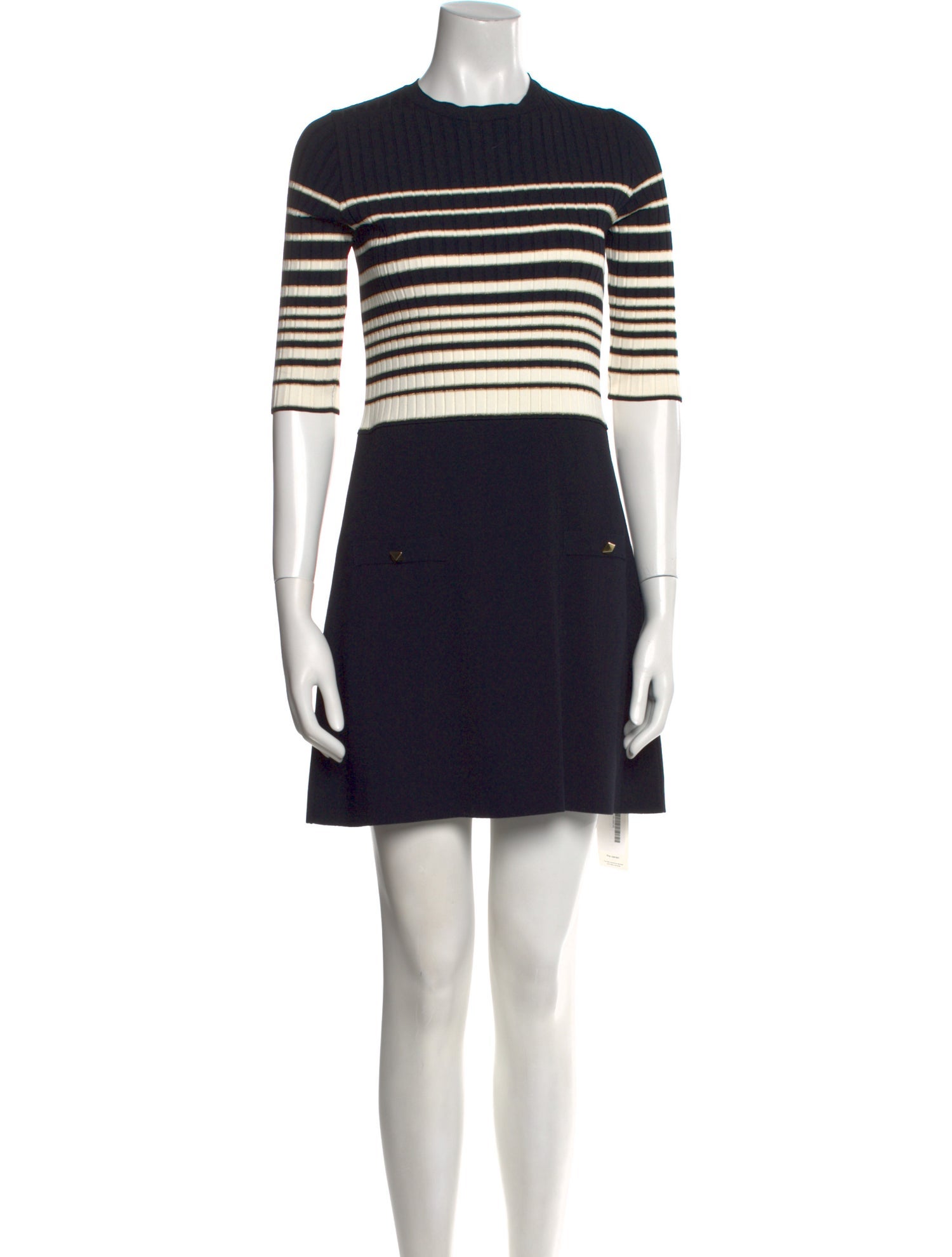 Valentino Striped Mini Dress