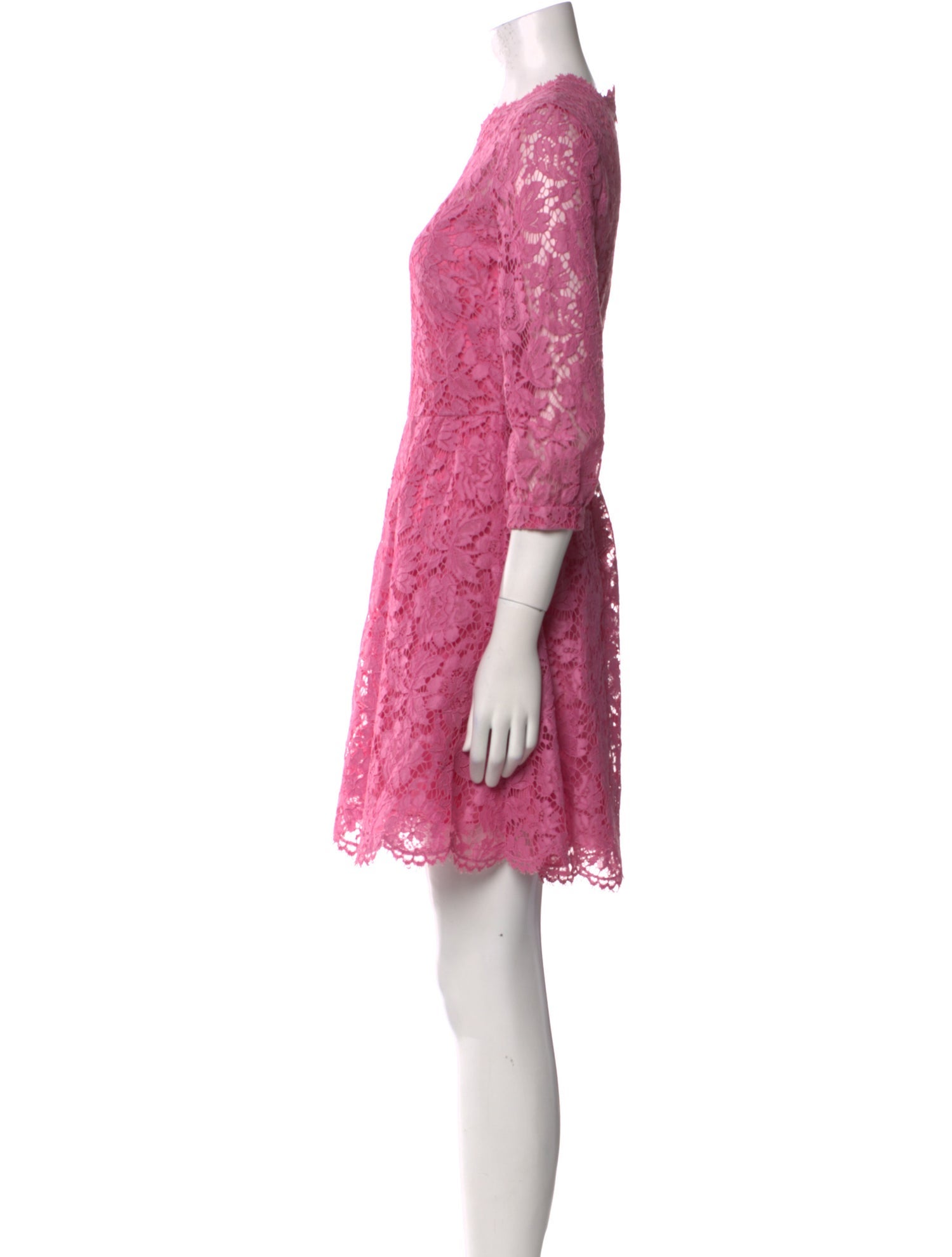 Valentino Lace Pattern Mini Dress