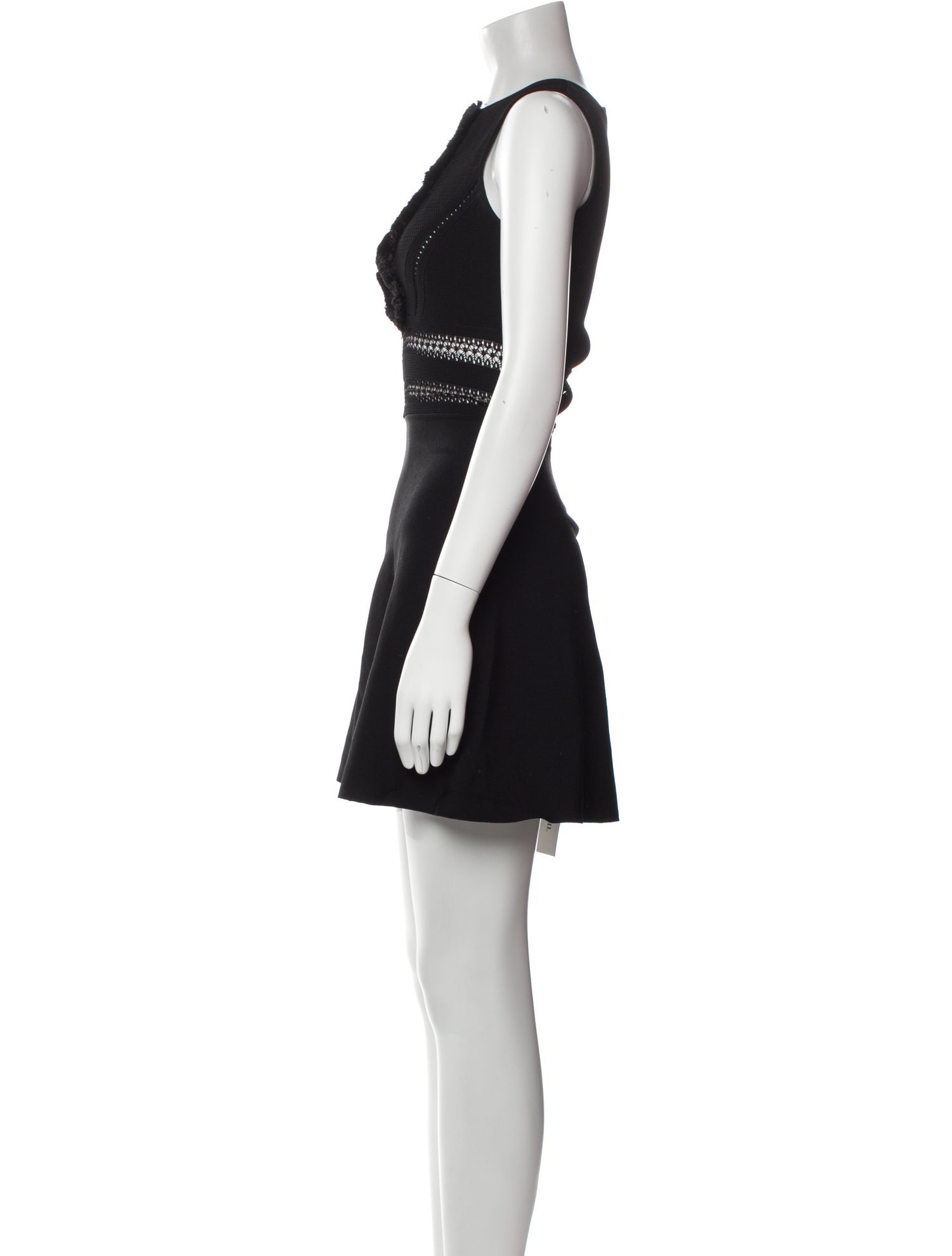 Valentino Crew Neck Mini Dress