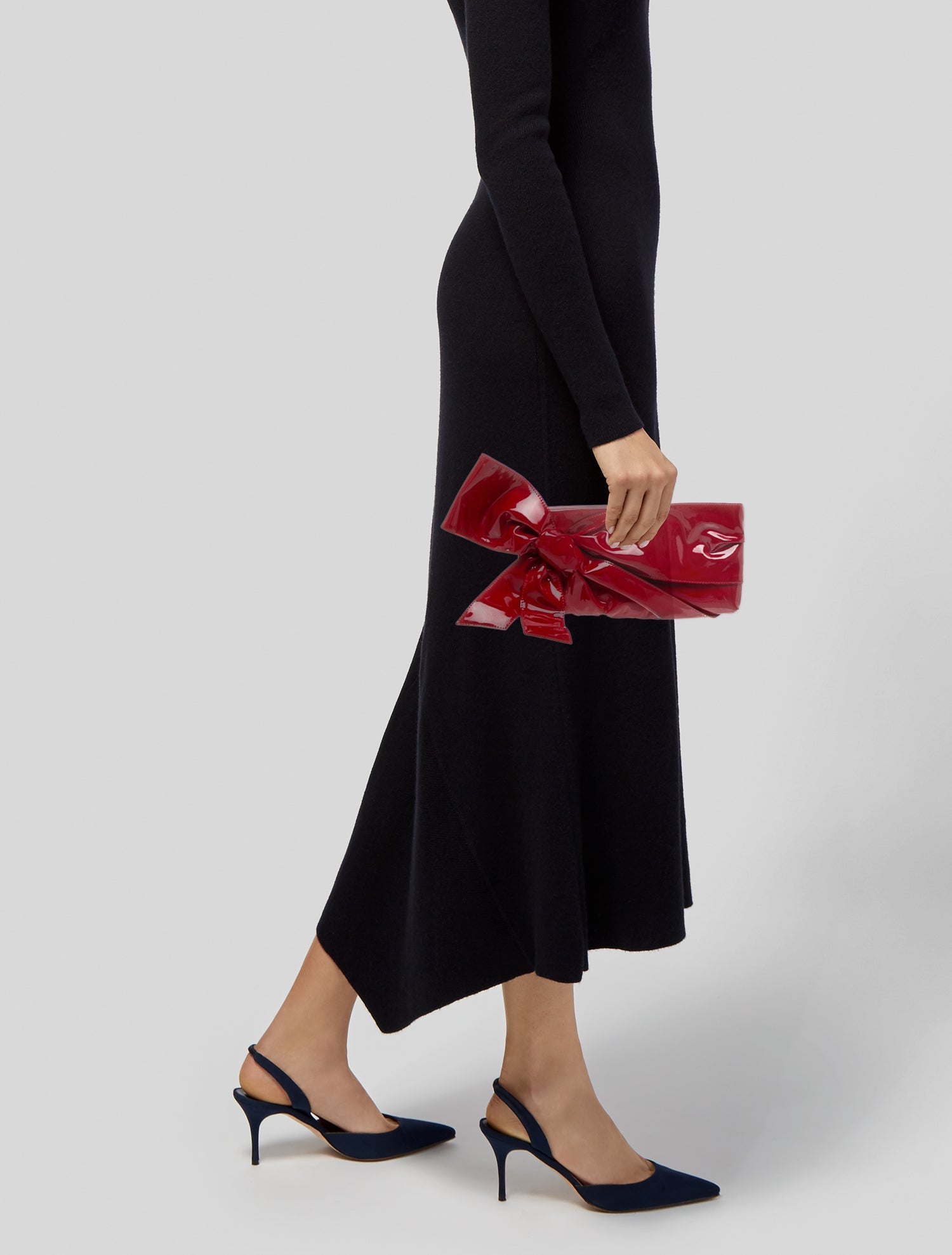 Valentino Patent Leather Clutch