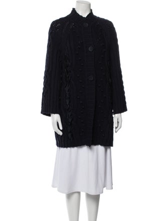 Valentino Wool Mock Neck Sweater