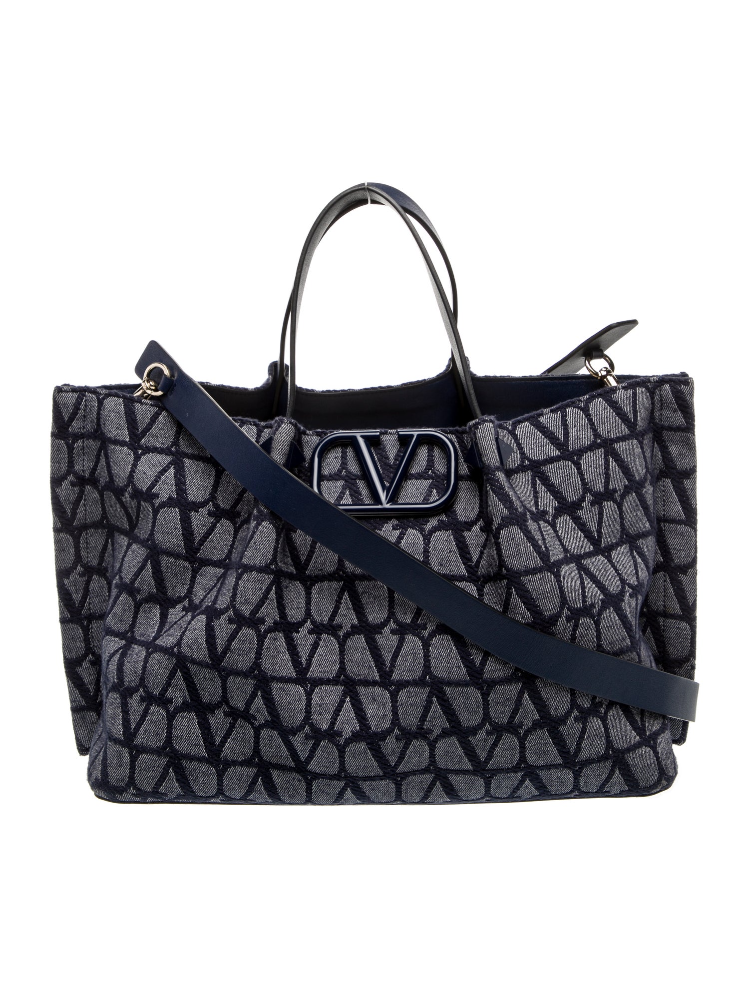 Valentino Denim Shoulder Bag Medium