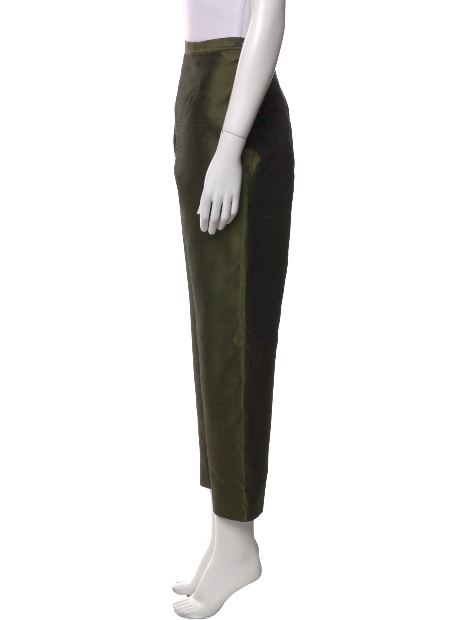 Valentino Silk Straight Leg Pants