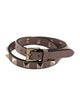 Valentino Rockstud Double Wrap Leather Bracelet