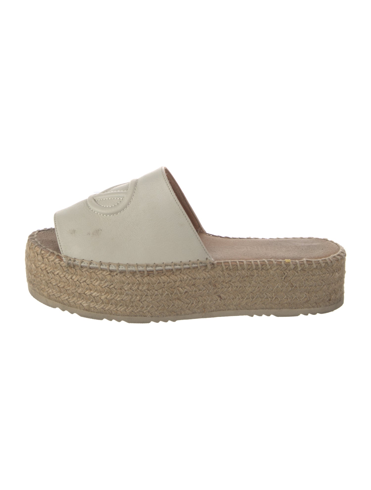 Valentino Leather Espadrilles