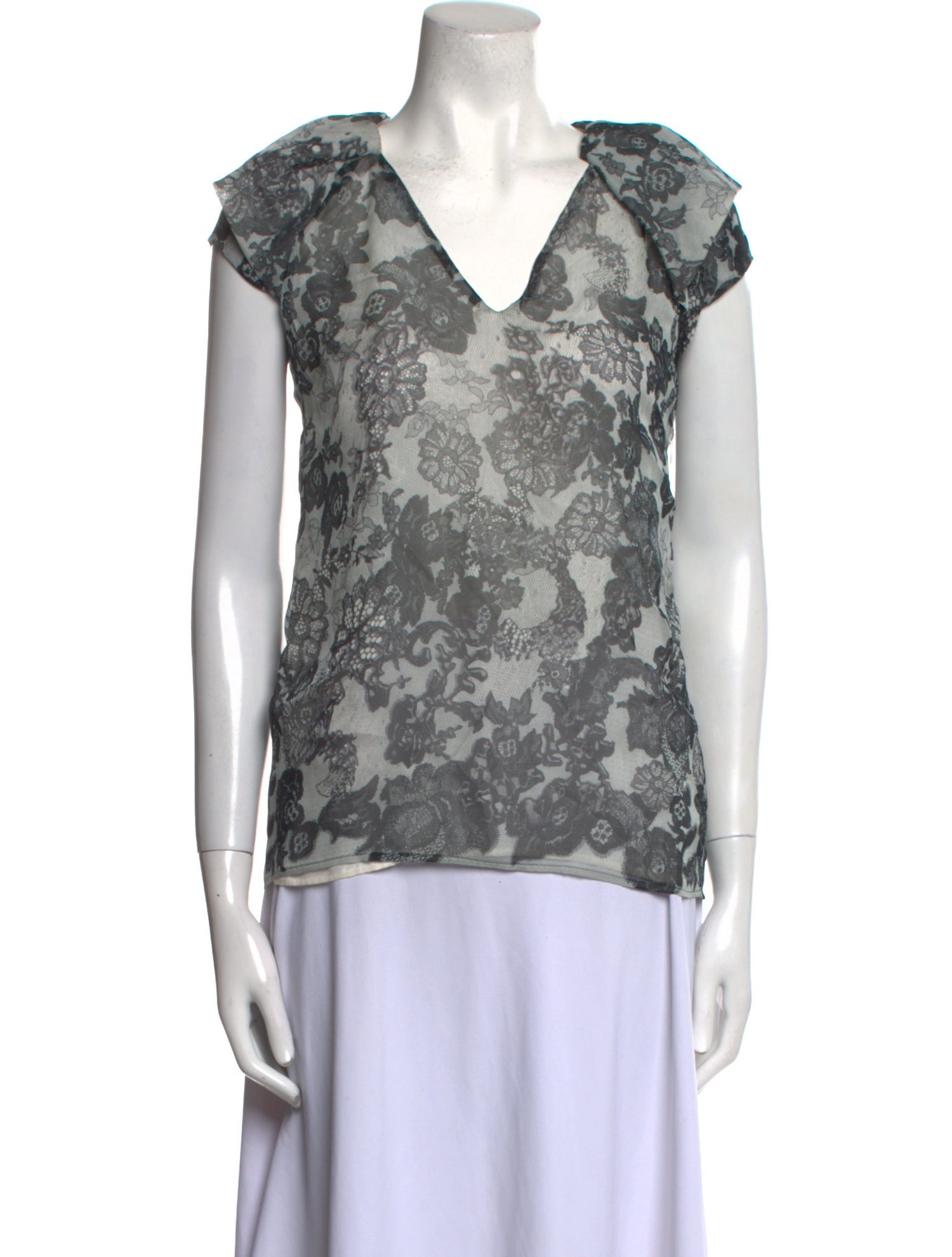 Valentino Silk Printed Blouse