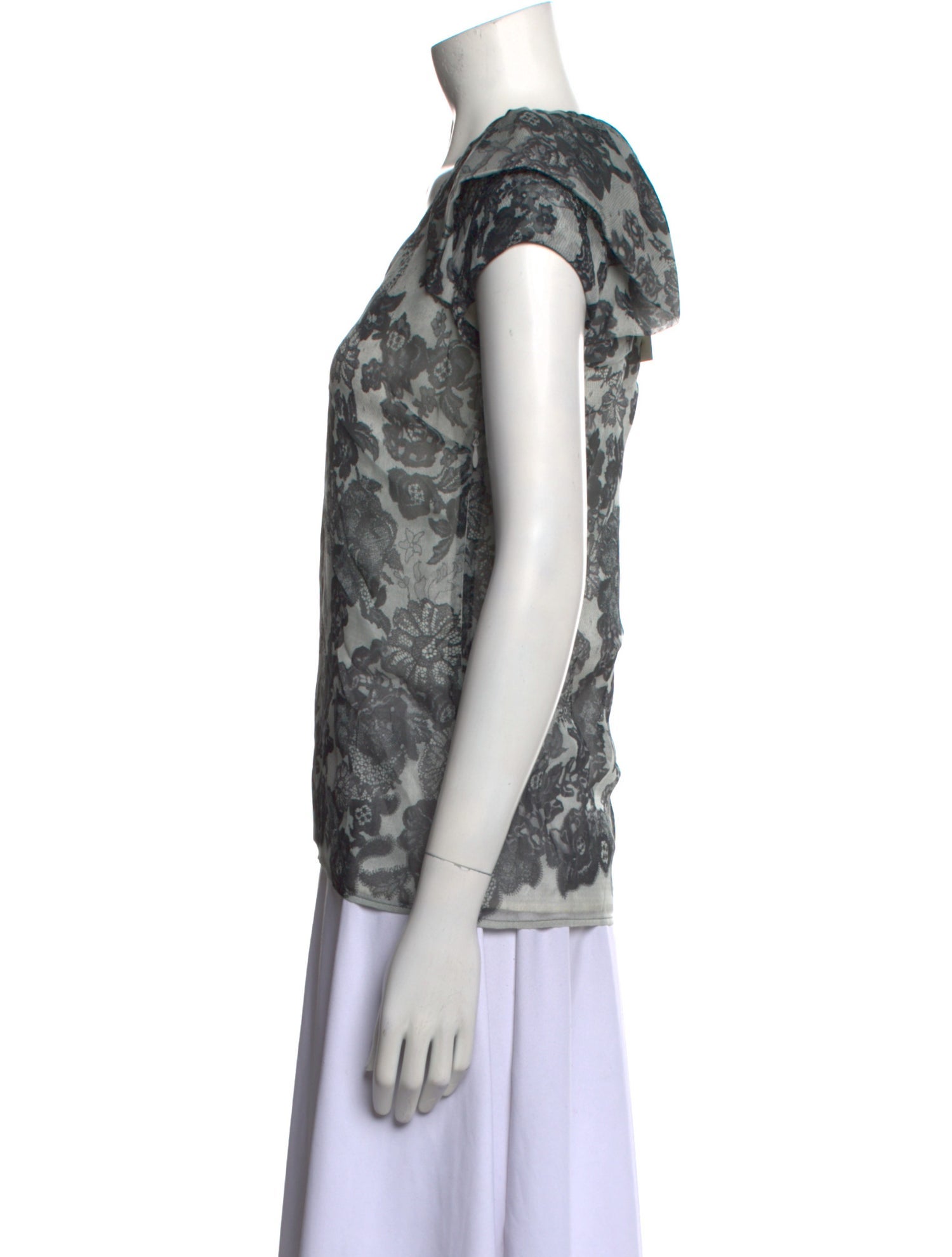 Valentino Silk Printed Blouse