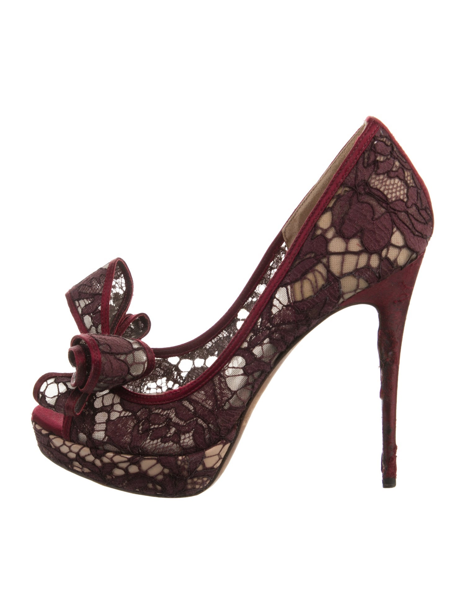 Valentino lace heels