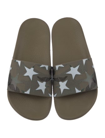 Valentino Rubber Printed Slides