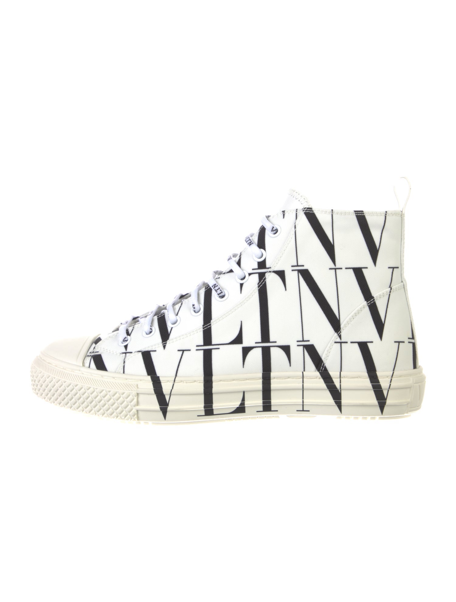 Valentino Canvas Printed Sneakers