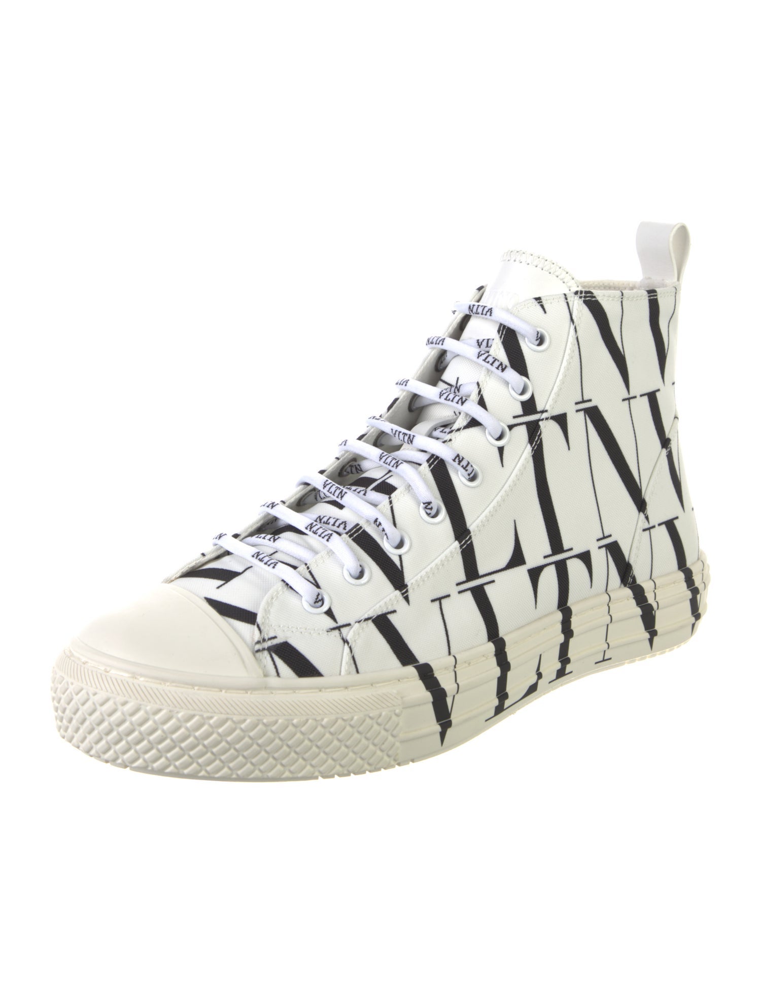 Valentino Canvas Printed Sneakers
