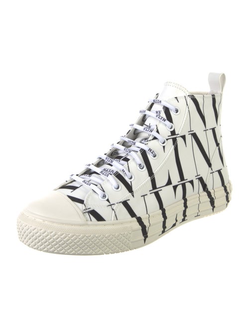 Valentino Canvas Printed Sneakers