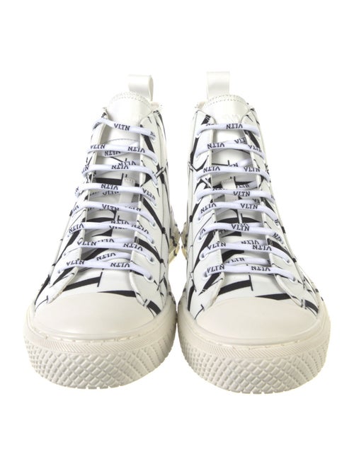 Valentino Canvas Printed Sneakers