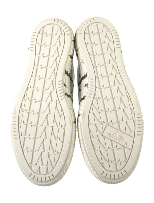 Valentino Canvas Printed Sneakers