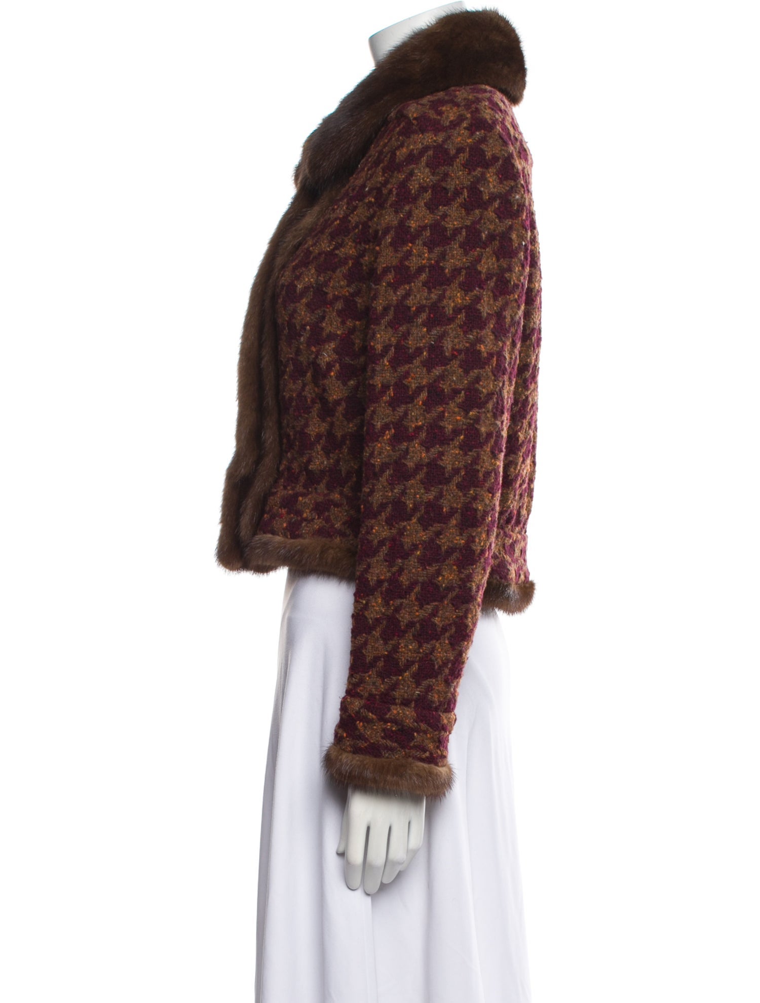 Valentino Vintage 2000's Faux Fur Jacket