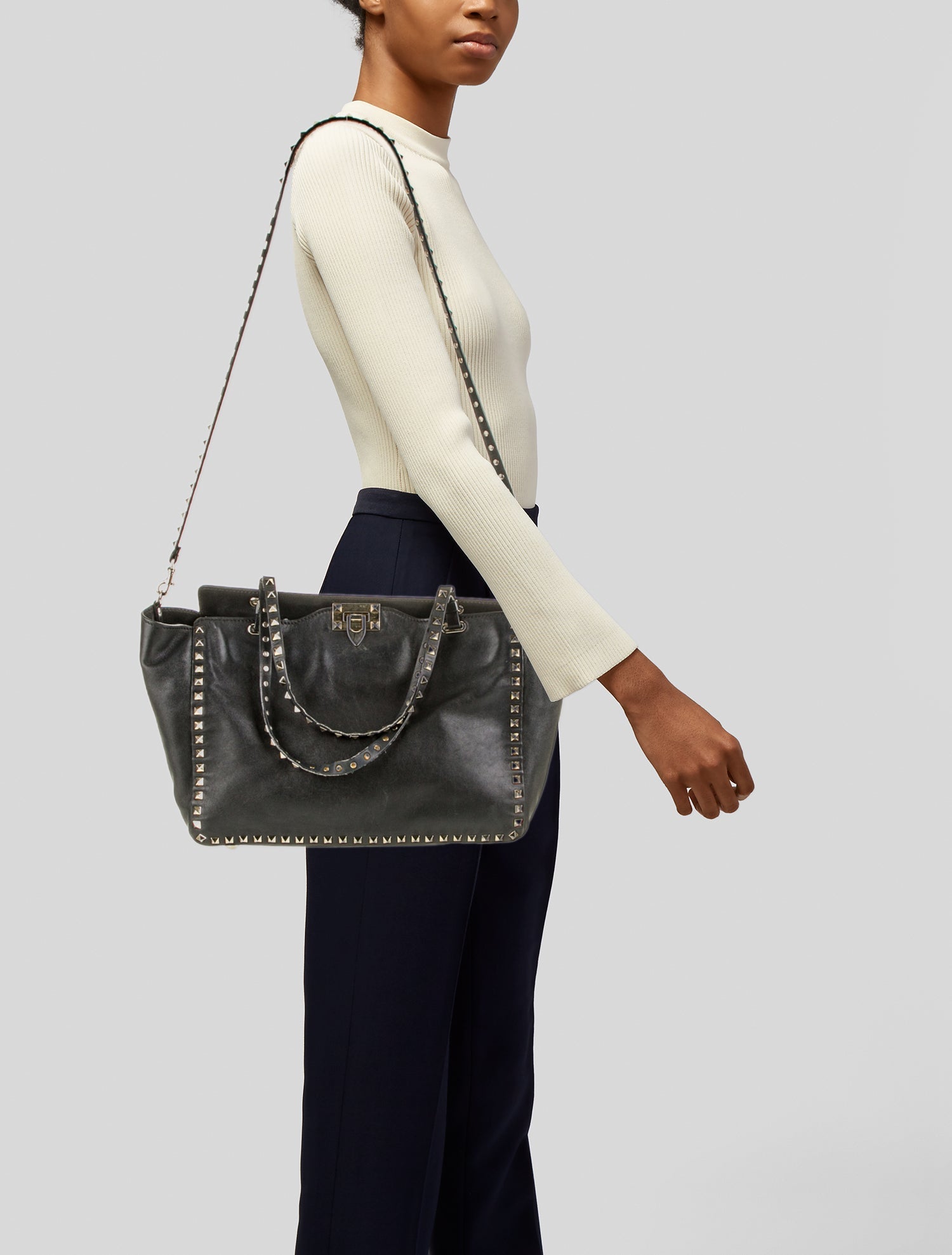 Valentino Leather Shoulder Bag