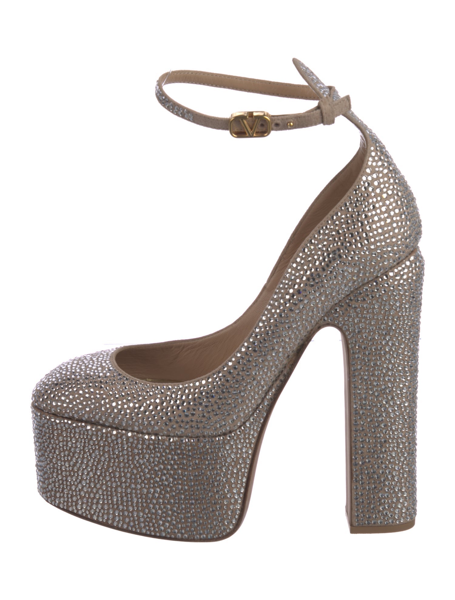 Valentino Crystal Crystal Embellishments Pumps